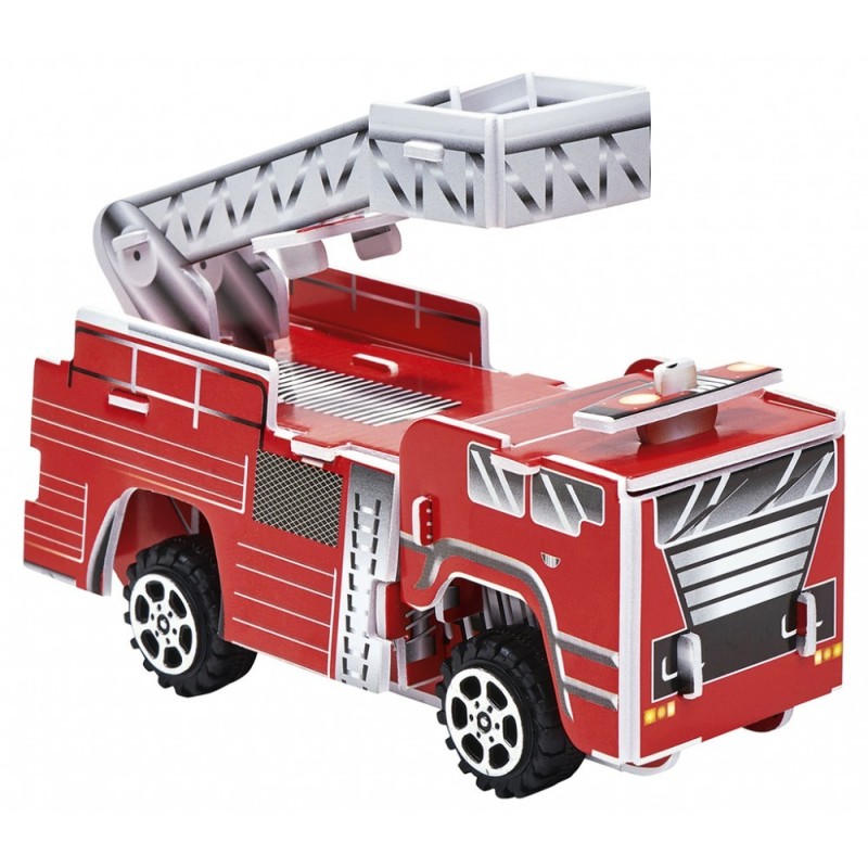 3D-Puzzle Feuerwehr mit Rückziehmotor
