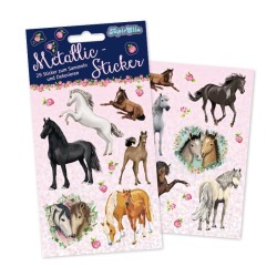 Metallic Sticker Pferde
