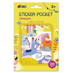 Sticker Pocket Einhorn