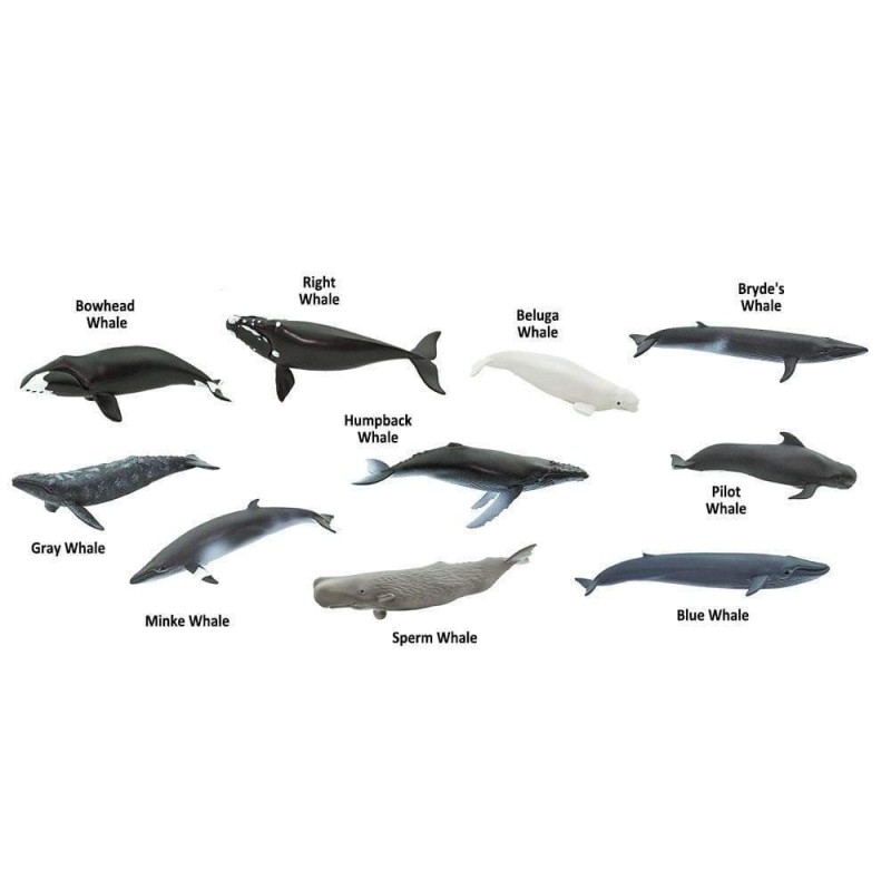 Wale Spielfiguren Set