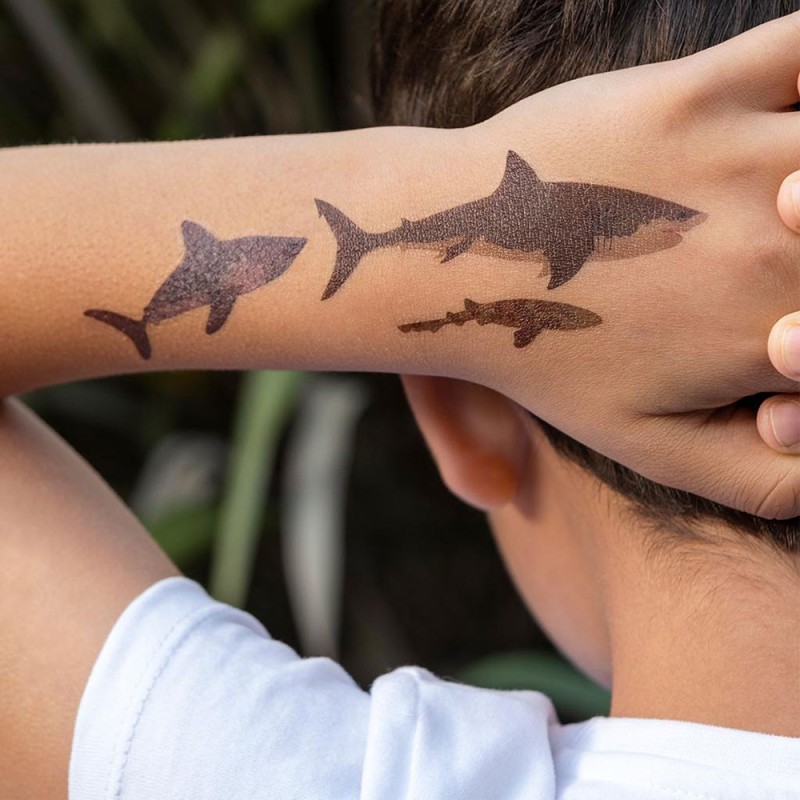 Kindertattoo Set Haie