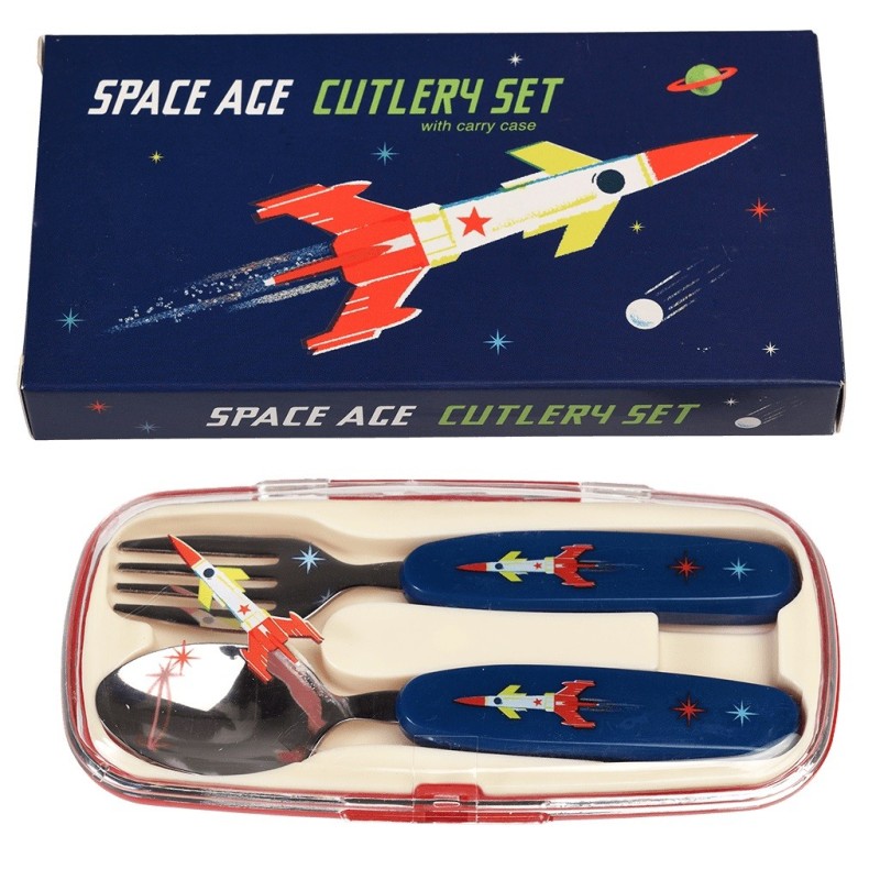 Kinderbesteck Space Age Weltraum