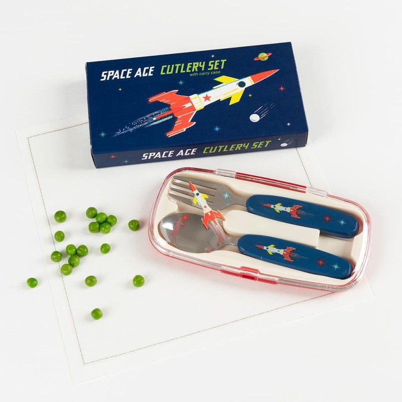 Kinderbesteck Space Age Weltraum