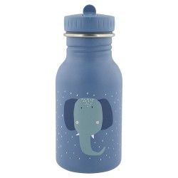 Trinkflasche Mrs. Elephant blau