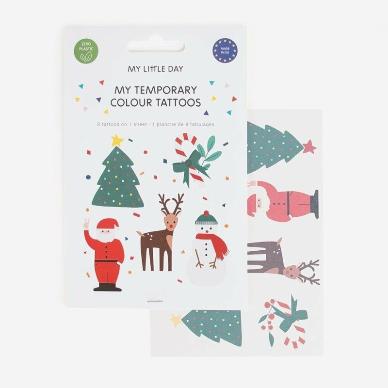 Kindertattoo Set Weihnachten