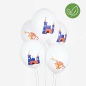 Luftballons Ritter & Drachen