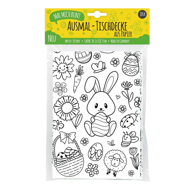 Ausmal Tischdecke aus Papier Ostern