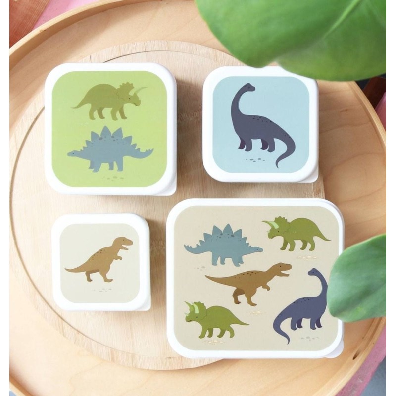 Znüni- und Lunchbox Set Dinosaurier