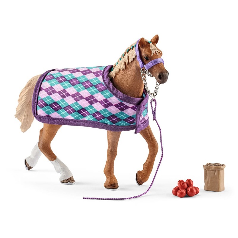 Schleich Pferd Englisches Vollblut mit Decke