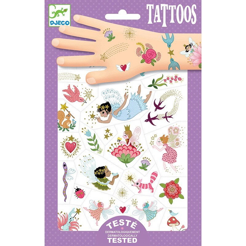 Djeco Kindertatto Set Feenfreunde