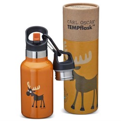 Thermosflasche TEMPflask Elch orange