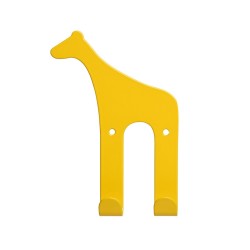 Kleiderhaken & Wandhaken Giraffe gelb