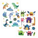 Kindertattoo Set Metallic Bagger, Dino & Co.