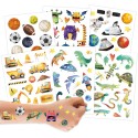 Kindertattoo Set Metallic Bagger, Dino & Co.