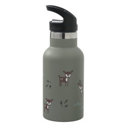 Thermosflasche Reh olive