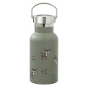 Thermosflasche Reh olive