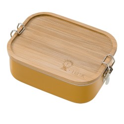 Lunchbox Edelstahl Löwe gold