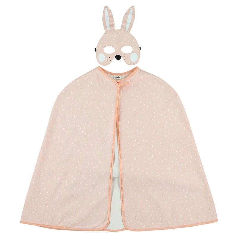 Maske und Umhang Mrs. Hase