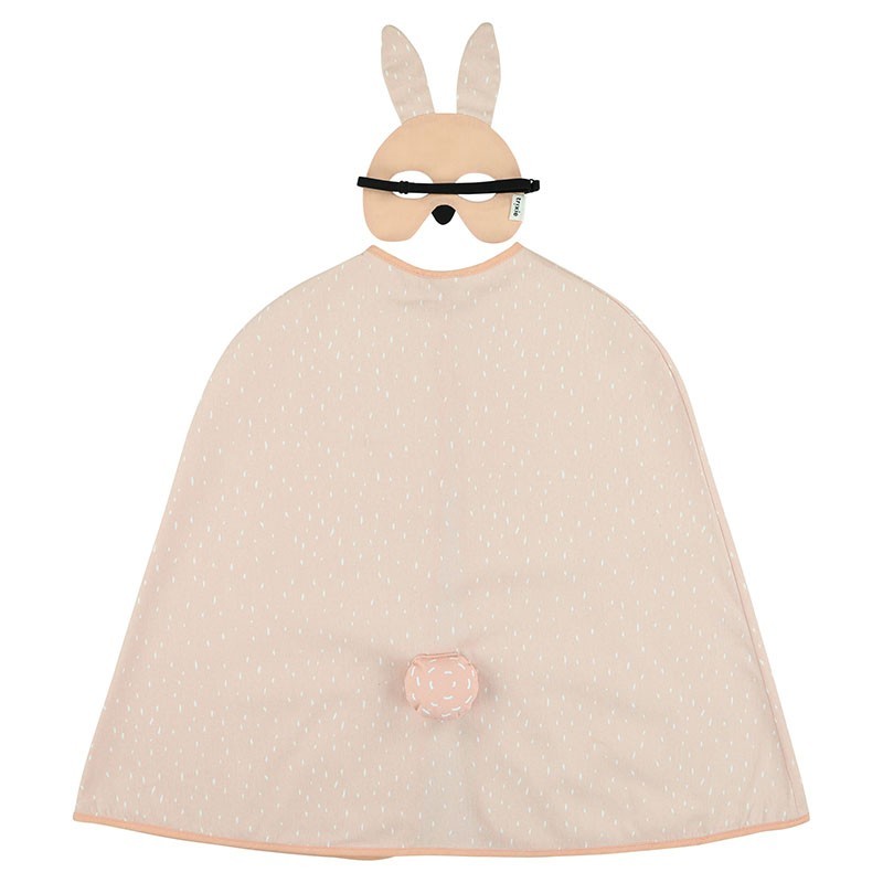 Maske und Umhang Mrs. Hase