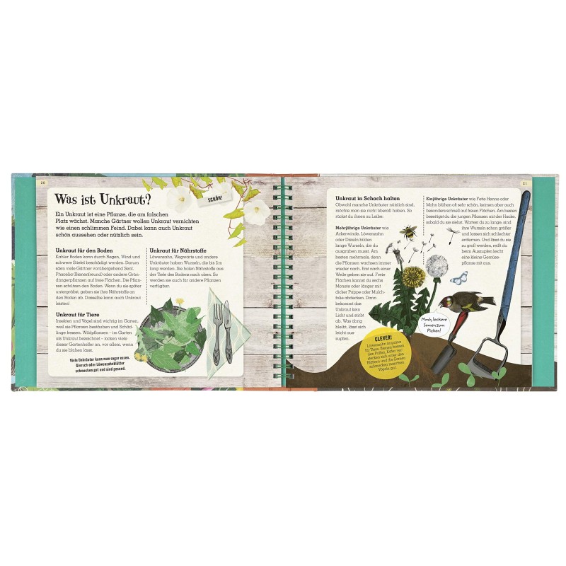 Grün Mein Mitmach Gartenbuch