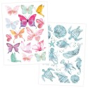 Kindertattoo Set Metallic Pferde & Mandalas