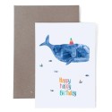 Geburtstagskarte Happy Birthday Wal