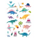 Sticker Dinosaurier aus Papier