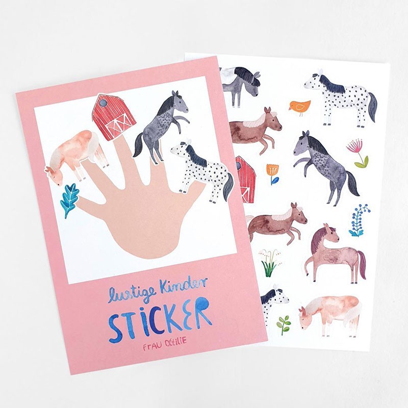 Sticker Pferde & Ponies aus Papier
