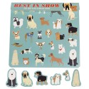Sticker Best in Show Hunde bunt