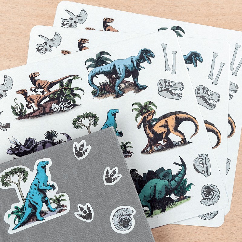 Sticker Dinosaurier Prehistoric bunt