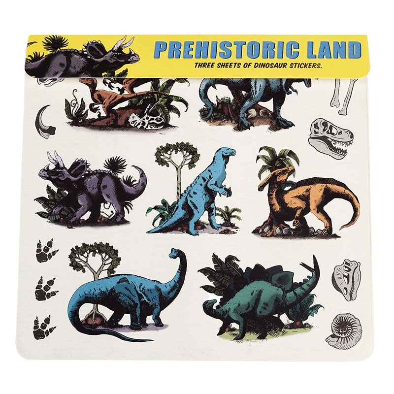 Sticker Dinosaurier Prehistoric bunt