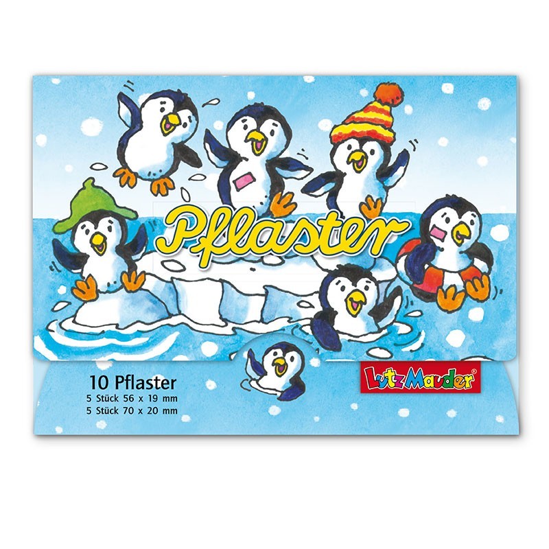 Pflasterbriefchen Pinguine