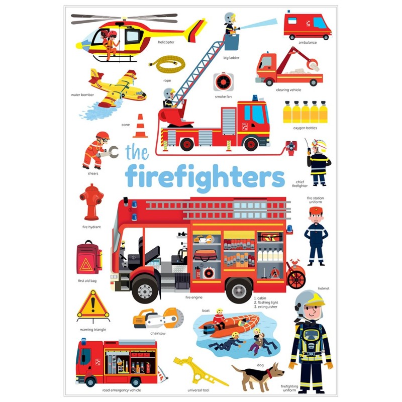 Sticker Poster Mini Feuerwehr