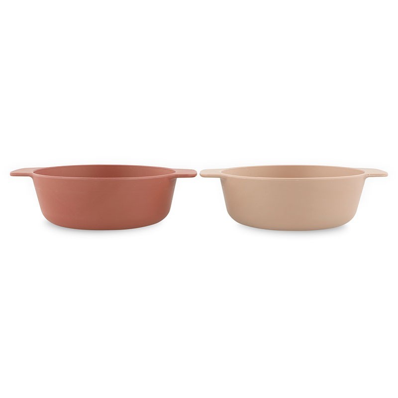 Schüssel für Kinder 2er Set Rose