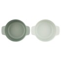 Schüssel für Kinder 2er Set Olive