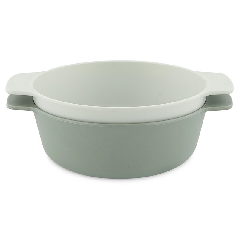 Schüssel für Kinder 2er Set Olive