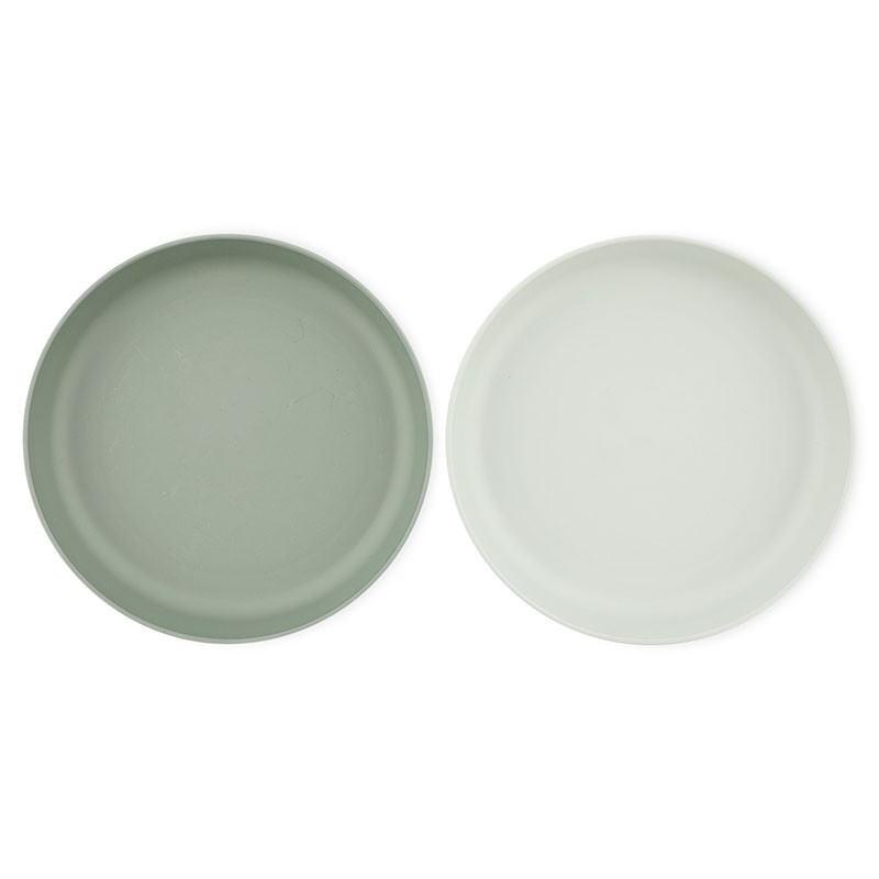 Teller für Kinder 2er Set Olive