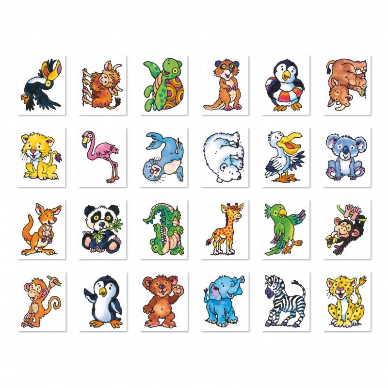 Mini Tattoo Set Zootiere