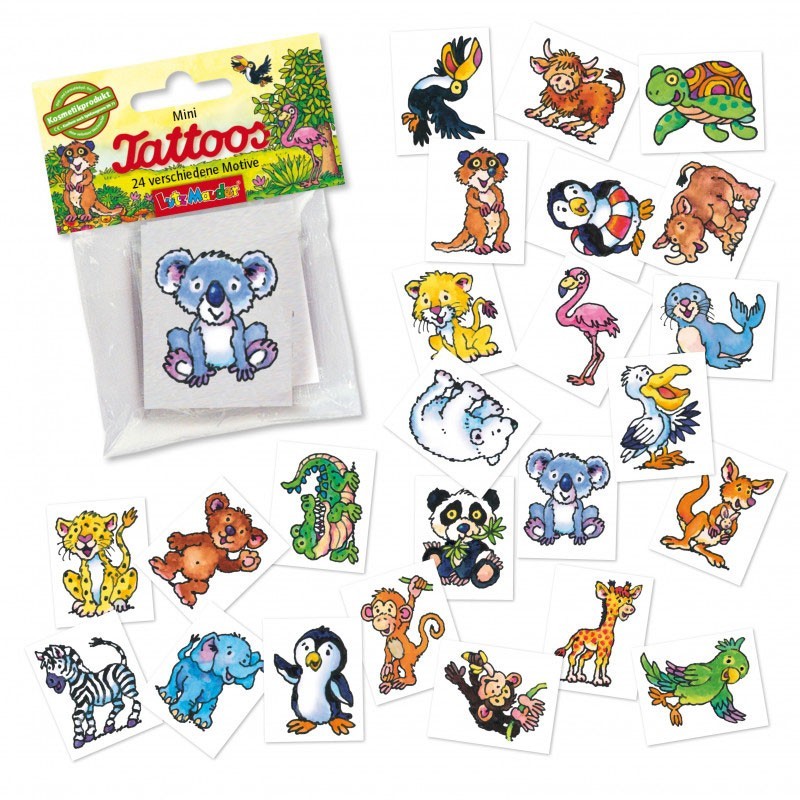 Mini Tattoo Set Zootiere