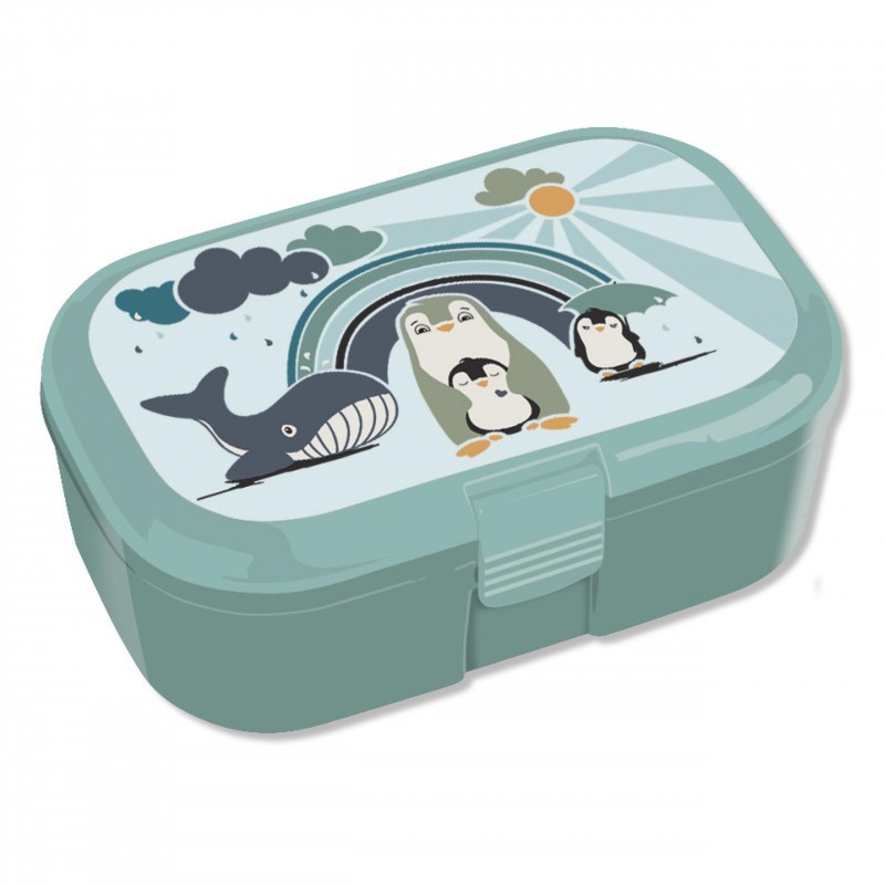 Znünibox Pinguine pastell blau