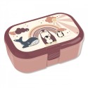 Znünibox Pinguine pastell rosa