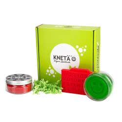 Knete 2er Box grün & rot von Knetä