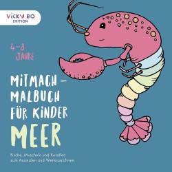 Mitmach-Malbuch für Kinder Meer