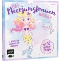 Das Meerjungfrauen Malbuch mit 50 Glitzer-Stickern
