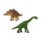 Mini Dinosaurier Glücksbringer - Brachiosaurus - Stegosaurus