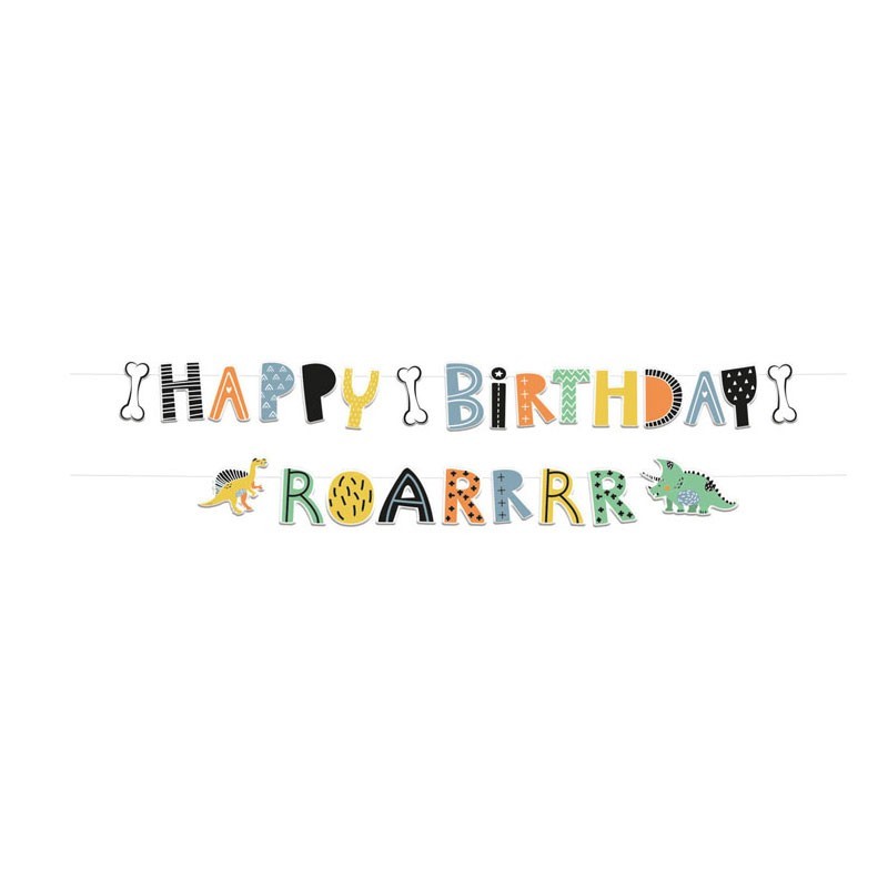 Girlande Dinosaurier Roar