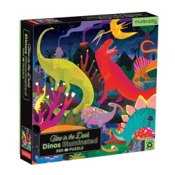 Glow in the Dark Puzzle Dinosaurier 500 Teile