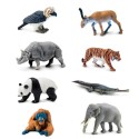 Tiere Asiens Set mit 8 kleinen Figuren
