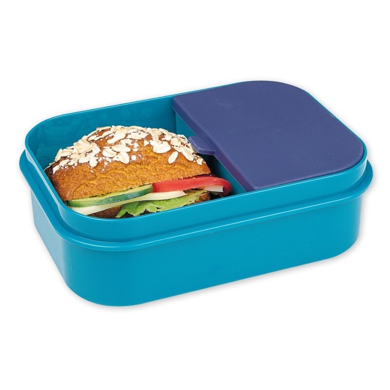 Znünibox Maxi dunkelrot bunt