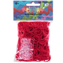 Rainbow Loom® Gummibänder purpurrot fuchsia